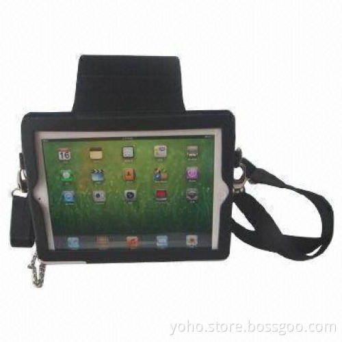 Flip Leather Case with Rope for New iPad with Stand Function